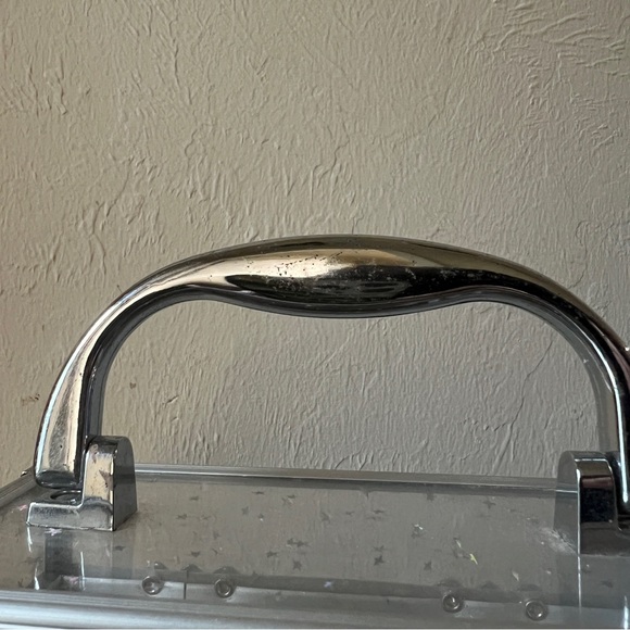 Vintage Caboodles Clear Star Holographic Mini Makeup Case Box Storage - Picture 3 of 11